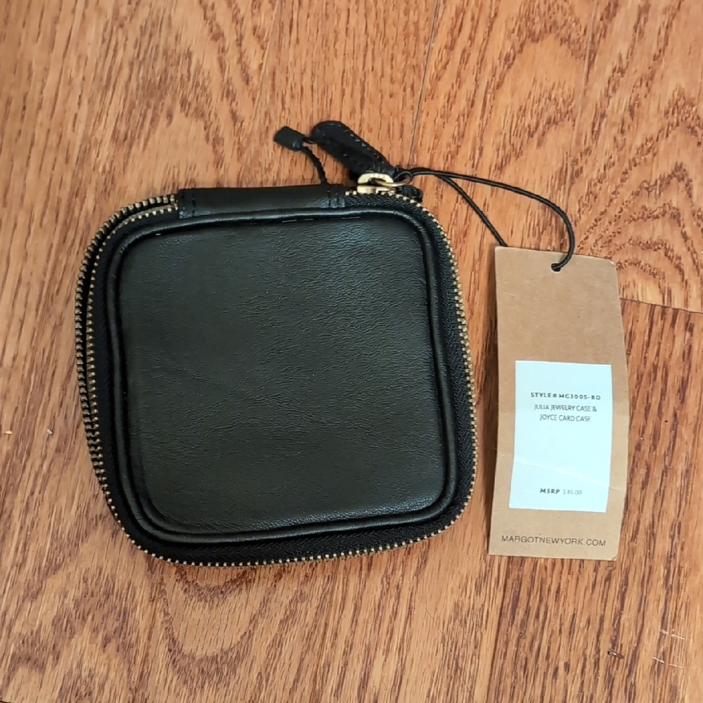 Margot Black‎ Leather Jewelry Case